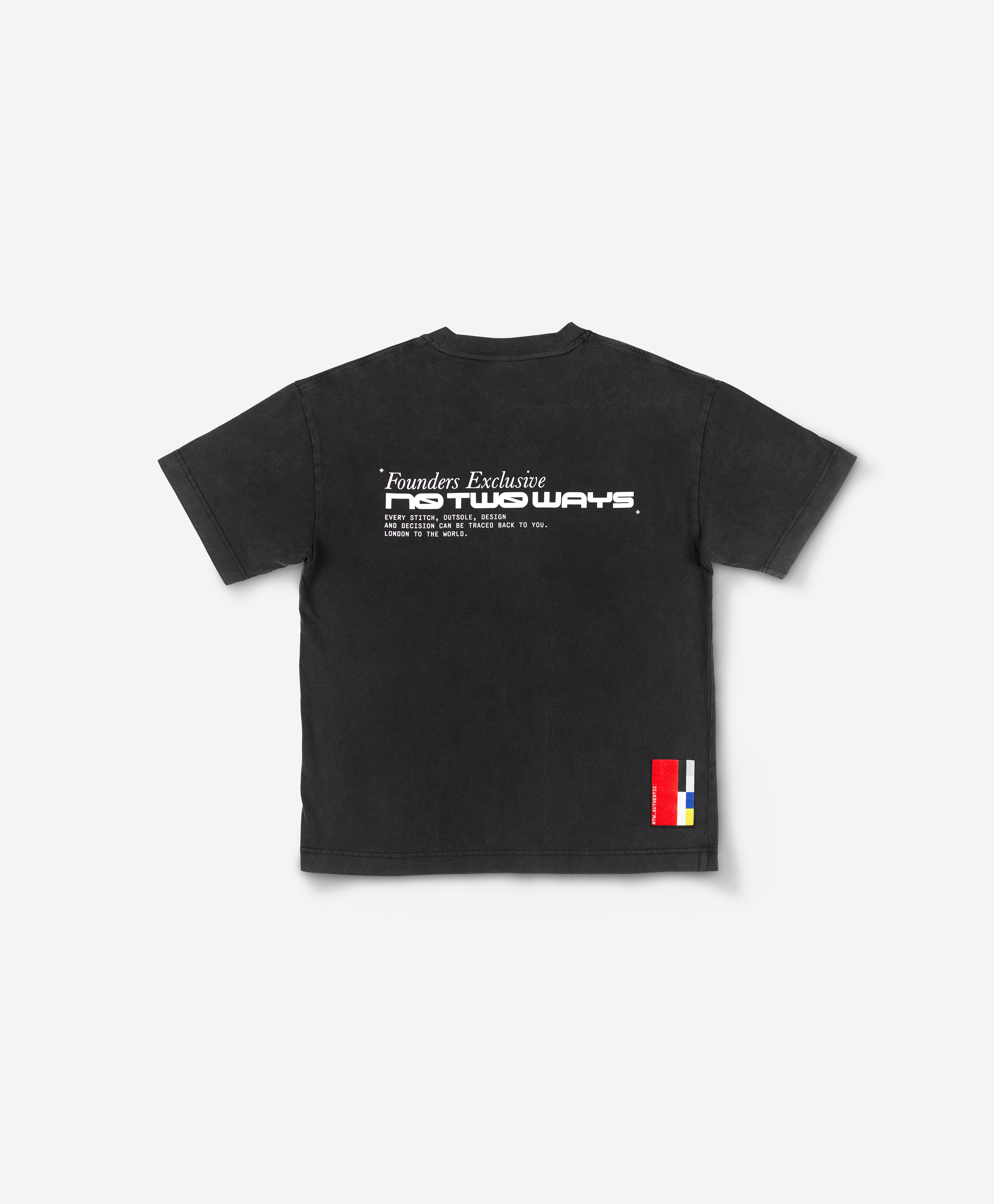 FOUNDERS' TEE - WASHED BLACK - Image 3