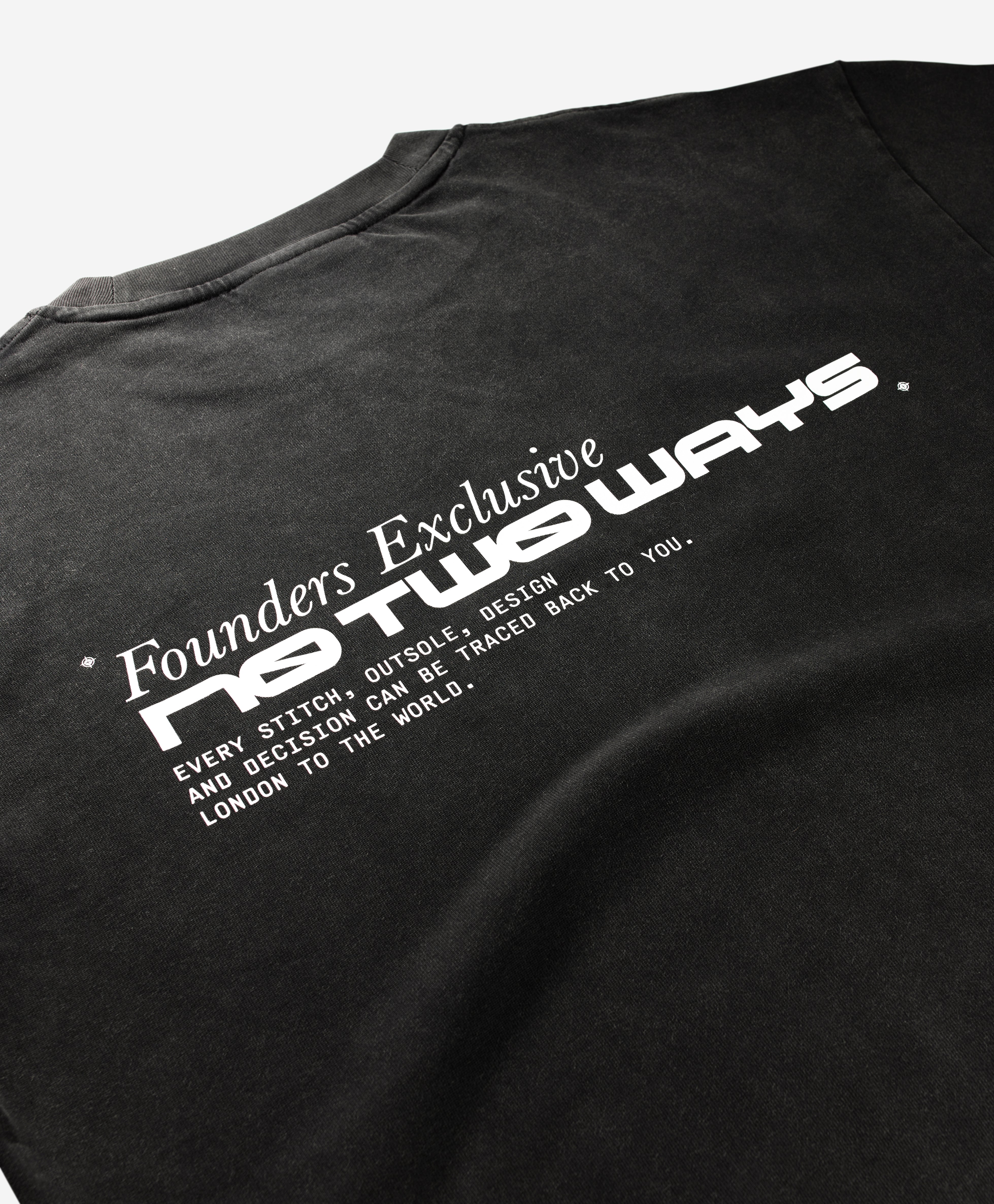 FOUNDERS' TEE - WASHED BLACK - Image 7