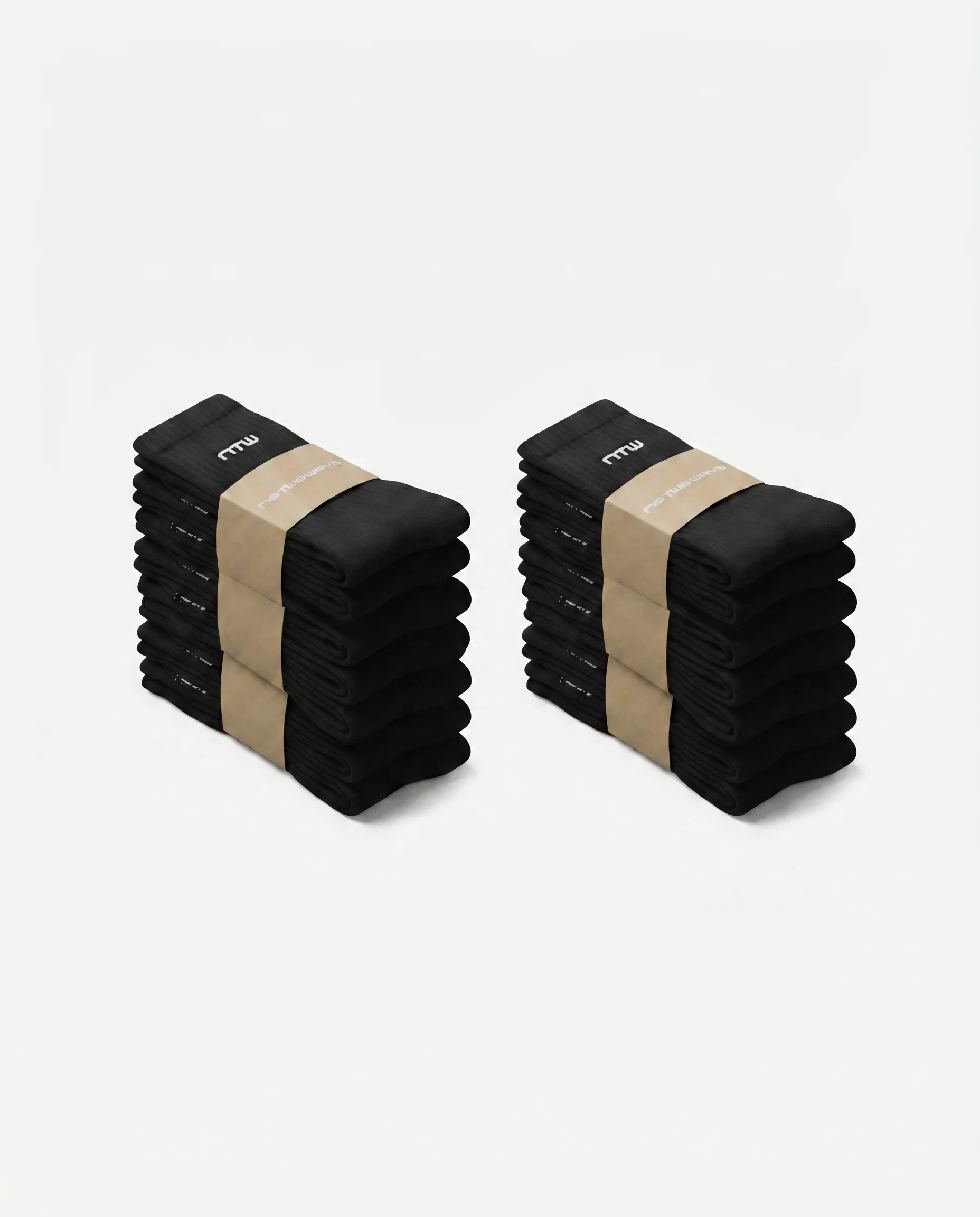 NTW SOCKS - BLACK (14 PACK)